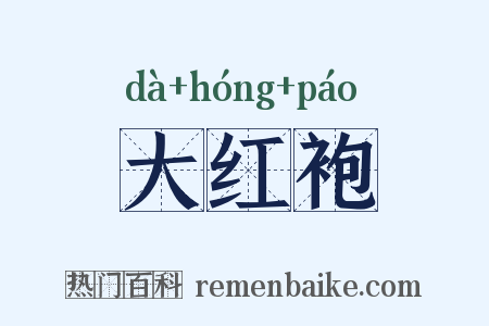 大红袍是什么意思的图片